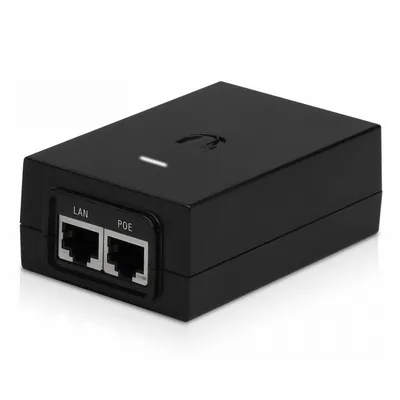 Zdjęcie produktu dla Ubiquiti POE-48-24W-G, Gigabit Ethernet, 10,100,1000 Mbit/s, Czarny, 48 V, 100 - 240 V, 50/60 Hz