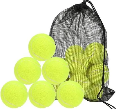 Immagine prodotto di Palline da tennis gialle, 18 pezzi, palline da allenamento per bambini e cani