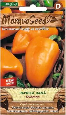 Zdjęcie produktu dla Papryka warzywna wczesna pomarańczowa DVORANA