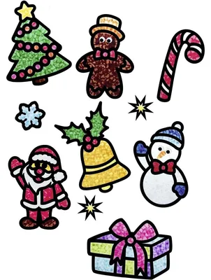 Produktbild von Suncatcher 'Weihnachten' 8 Motive