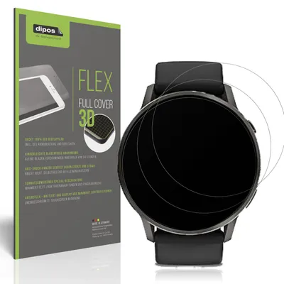 Image de 2x Full Cover mat Film pour Garmin Venu 4 45mm Film de protection ecrán