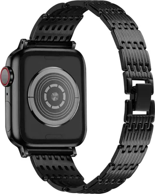 Immagine prodotto di Eko, bracciale per Apple Watch 42/44/45 mm in acciaio inossidabile con strass, nero
