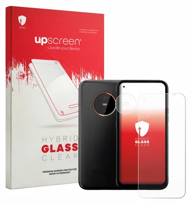 Produktbild von upscreen Schutzglas für Gigaset GX6 Pro (Display+Kamera) Schutzfolie Panzer Folie Glas Display Schutz klar