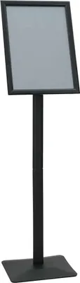 Immagine prodotto di vidaXL Piedistallo porta poster nero A3 in alluminio e PVC