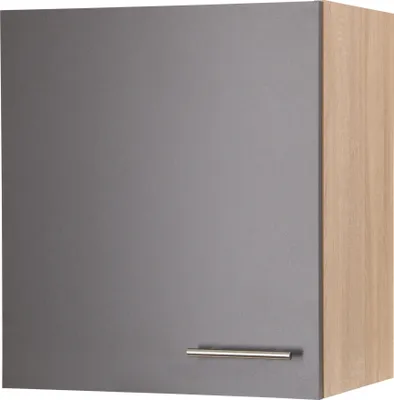 Produktbild von Oberschrank Hängeschrank 50 cm Eiche Sägerau Grau Merle Respekta