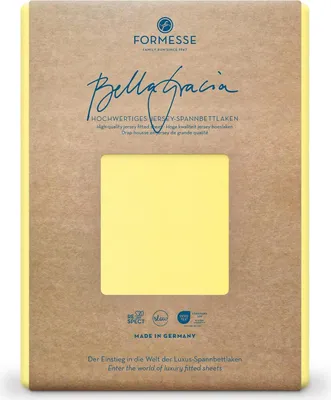 Produktbild von Formesse Jersey Spannbetttuch Bella Gracia 120x200 - 130x220 cm helltürkis