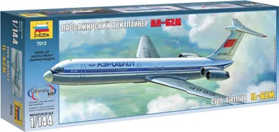 Zdjęcie produktu dla Zvezda 1:144 Ilyushin IL-62 M