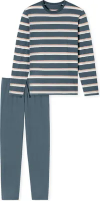 Produktbild von Schiesser Herren Schlafanzug lang jeansblau 58