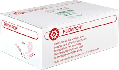 Image de Rudapor sparadrap de fixation 2,5 cmx9,14 m 12 pces