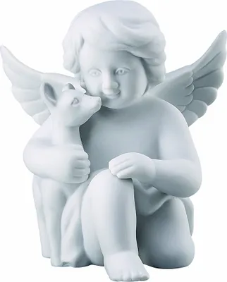 Image de Rosenthal Engel mit Bambi Engel mittel Weiss matt 69055-000102-90533