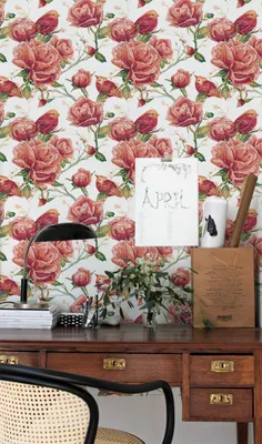 Produktbild von Coloray Fototapete 208x146 cm Vlies-Fototapete - Birds Blumen