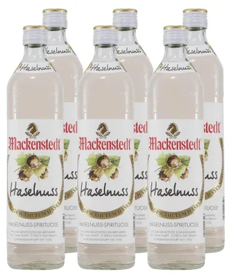 Produktbild von Mackenstedter Haselnuss Obstschnaps (6 x 0,7L)