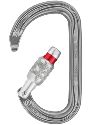 Produktbild von Petzl Am’D D Carabiner Gray Screw Lock