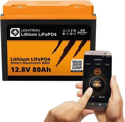 Produktbild von LIONTRON LiFePO4 12,8V 80Ah LX Smart BMS mit Bluetooth