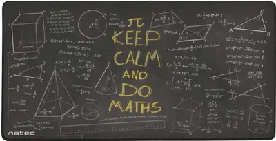 Produktbild von NATEC Maths, Schwarz, Weiß, Gelb, Abbildung, Stoff, Gummi