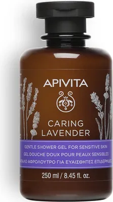 Obrázek produktu pro Apivita Gelová péče o tělo Pečující levandulový jemný sprchový gel pro citlivou pokožku