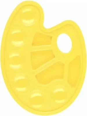 Image de Farbpalette ovale pastellgelb STARPAK 540852