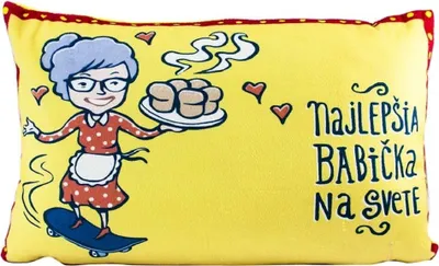 Produktbild von GiftyCity Kissen - beste Oma 40 x 25 cm
