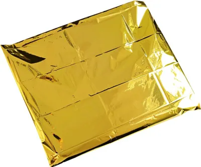Image de Hygostar 52850 Rettungsdecken Aluminium gold/silber 210 x 160 cm