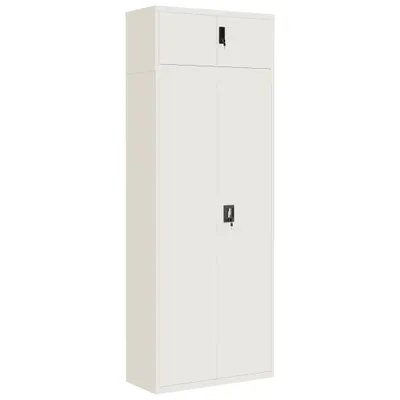 Obrázek produktu pro vidaXL Skříň na dokumenty bílá 90x40x240 cm ocelová