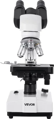 Imagen del producto de Kit de microscopio compuesto binocular, con aumento de 40 a 5000x, doble plataforma y dos juegos de oculares