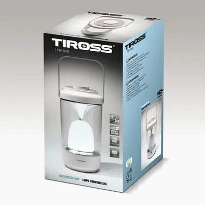 Produktbild von TIROSS TS1982 LED-Campinglampe mit Powerbank-Funktion