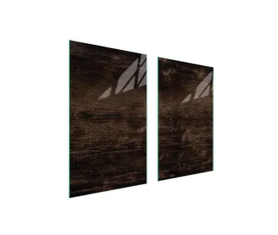 Produktbild von Glasschutzplatte Für Herd 75X52 Holz