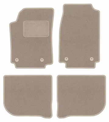 Immagine prodotto di Tappetini in moquette per Audi 100 C4 1991-1994 (station wagon/berlina) – set 4 pezzi, beige, su misura – Wielganizator LUX