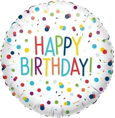 Produktbild von AMSCAN Birthday Folienballon 0