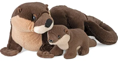 Produktbild von Wild Republic - Kuscheltier - Mom & Baby - Flussotter