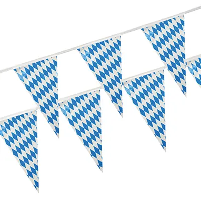 Image de Papstar Chaîne de fanions bleu bavarois