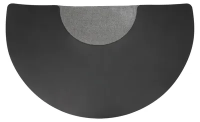 Imagen del producto de Alfombrilla para suelos, diseño ergonómico, superficie antideslizante, forma semicircular, 18 mm