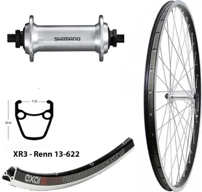 Produktbild von Rennrad VR Silber 36 Loch 100mm