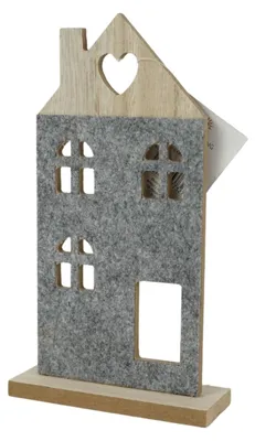 Produktbild von Dekoratives Holzhaus HEARTLY 21 cm