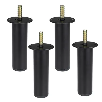 Produktbild von Möbelfuß höhenverstellbar Schwarz 120–180 mm mit M10 Gewinde [4 Stück]