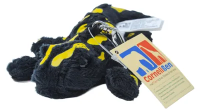 Produktbild von Cornelissen – Plüsch-Schlüsselanhänger Feuersalamander – 16,5 cm