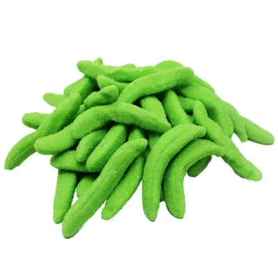 Produktbild von Fruchtgummi mit Schaumzucker gezuckert grüne Bananen Halal 1000g
