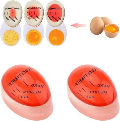 Produktbild von 2er-Pack Eiertimer in verschiedenen Farben