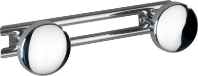 Produktbild von WENKO Hakenleiste Basic mit 2 Haken Edelstahl, rostfrei