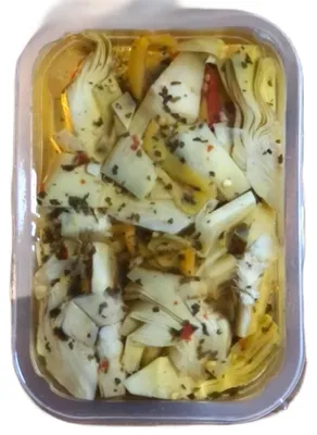 Image de Salade d'artichauts « Carciofini Spicchi » 250 g - Le Olive Miccio