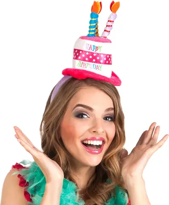 Produktbild von Haarreif "Happy Birthday" | Hut mit Kerzen - Geburtstag