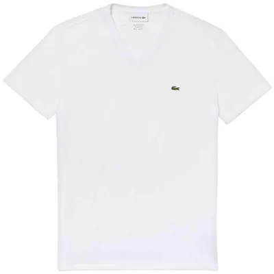 Image de T-shirt Lacoste Camiseta Lacoste Regular Fit manga corta blanco pour Homme