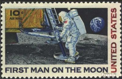 Produktbild von Briefmarken USA 1969 Mi 990 (kompl.Ausg.) FDC Erste bemannte Mondlandung
