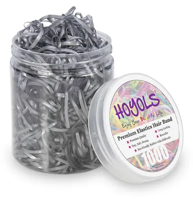 Obrázek produktu pro Hoyols elastické gumičky do vlasů pro děti, ženy, dívky - 1000 kusů
