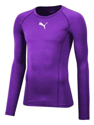 Productafbeelding van Puma - "Liga" thermische top voor heren, lange mouwen, model PP4903 (maat L) (paars)