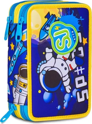Obrázek produktu pro Kreativní Koníčky - Výtvarné Umění - Stacionární.kreslení - Omalovánky.seven.astuccio 3 Zip Sj Gang Flyrocket Boy