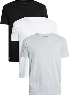 Produktbild von Lacoste 3er-Pack Lounge-T-Shirts mit Rundhalsausschnitt, Mehrfarbig L
