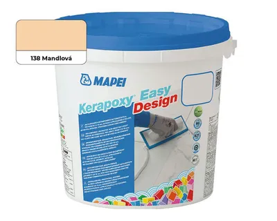 Obrázek produktu pro MAPEI® KERAPOXY Easy Design 2K 3 kg 138 mandlí Lepidlo na spárovací hmoty z epoxidové pryskyřice na obklady a dlažby