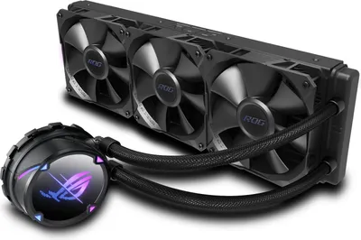 Image de ASUS 90RC00F0-M0UAY4 ROG STRIX LC II 360 Processeur Refroidissement liquide 12 cm Noir 1 pièce(s)
