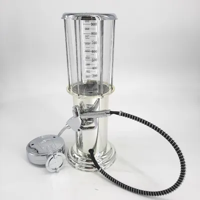 Image de Relaxdays Distributeur de Boissons 900 ml avec Pistolet Chromé